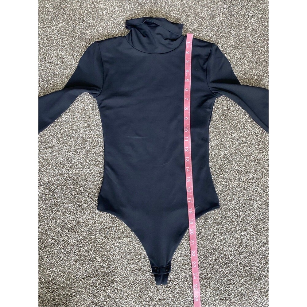 Aritzia Contour Black Turtleneck Bodysuit Long Sleeve XS - Picture 6 of 8